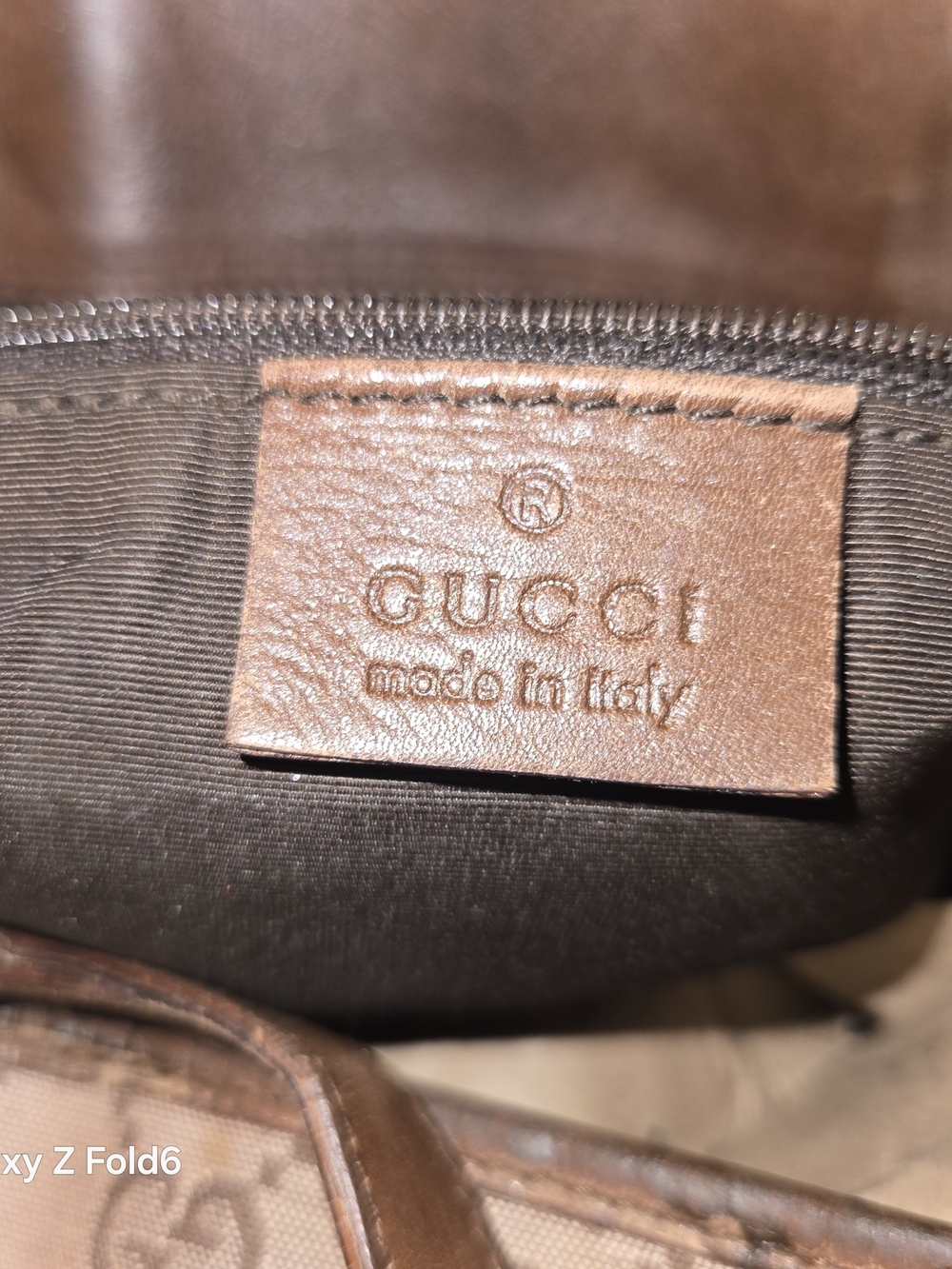 Gucci Beige Monogram Canvas Tote Bag - Picture 5 of 9
